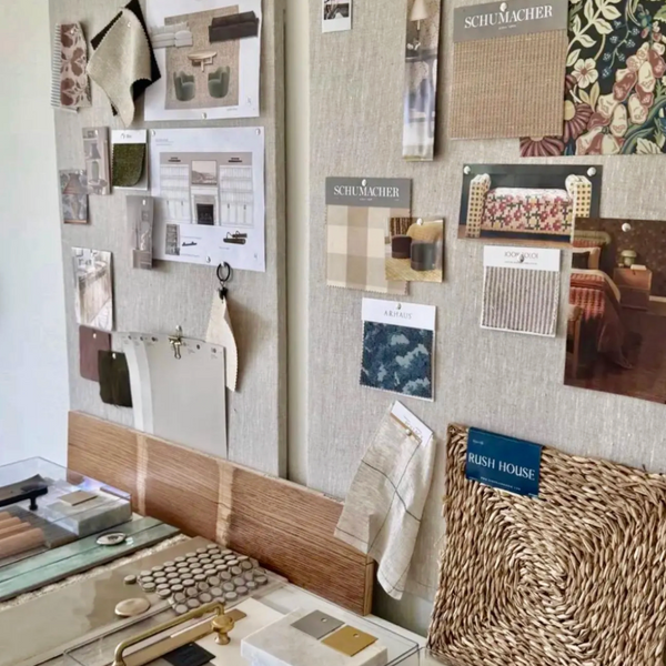 Frameless Linen Pin Board