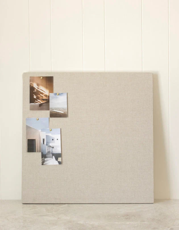 Frameless Linen Pin Board