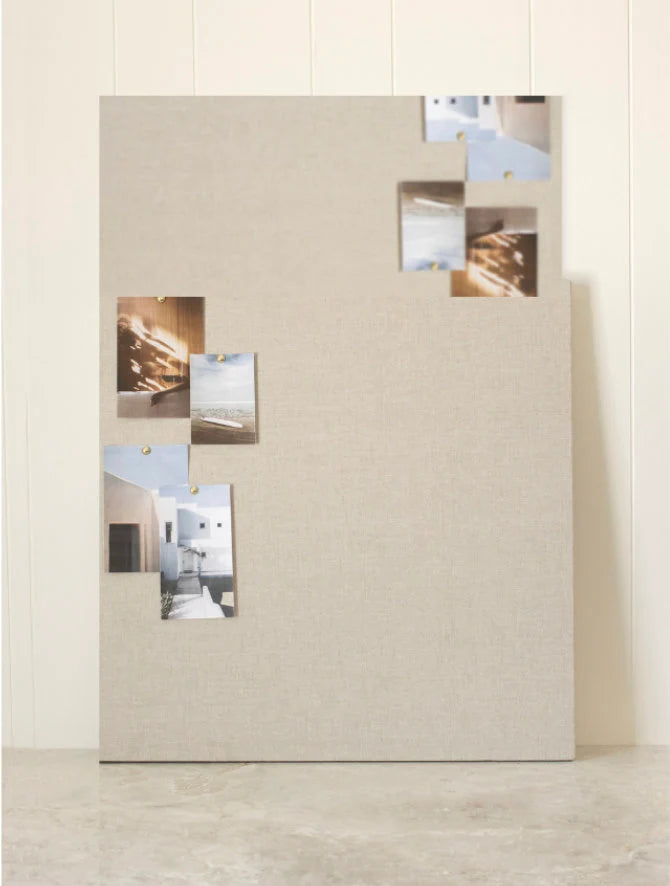 Frameless Linen Pin Board